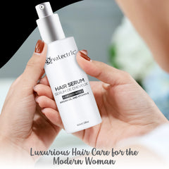 Evalectric Argan Oil Hair Serum dispenser with dropper enables precise application and nourishment