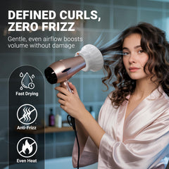 Evalunira diffuser travel-friendly image shows compact design for on-the-go styling.