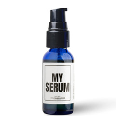 Evan Alexander Fine Grooming MY Serum Beard Oil bottle nourishes facial hair.