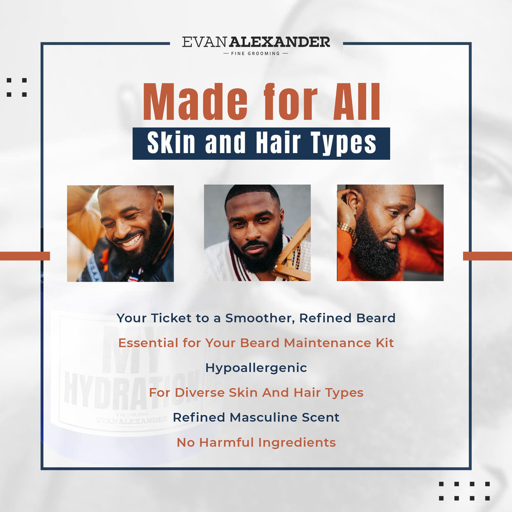 Evan Alexander MY Hydration Fragrance tobacco-amber evokes refined grooming ritual.