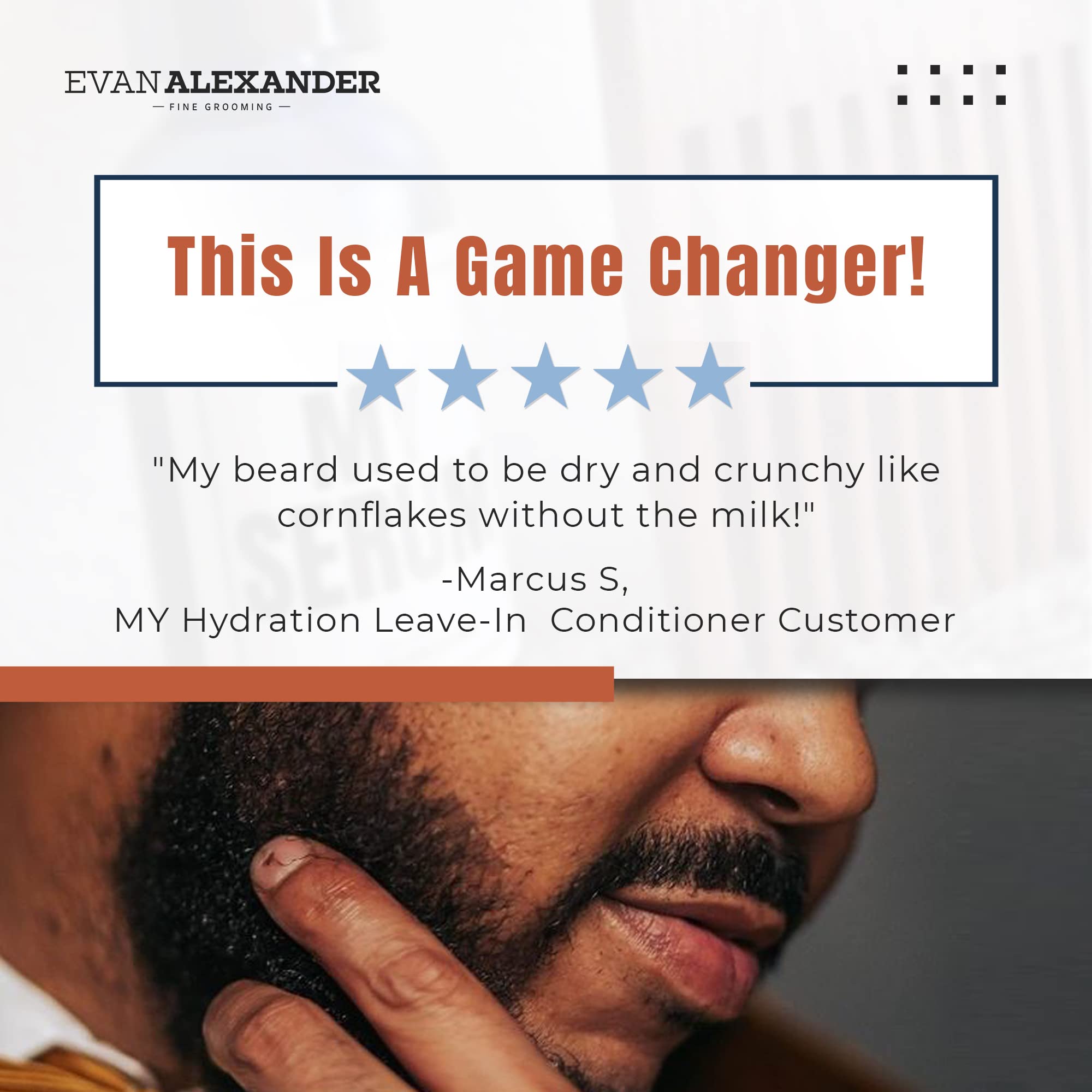 Evan Alexander MY Hydration Packaging communicates premium grooming experience.