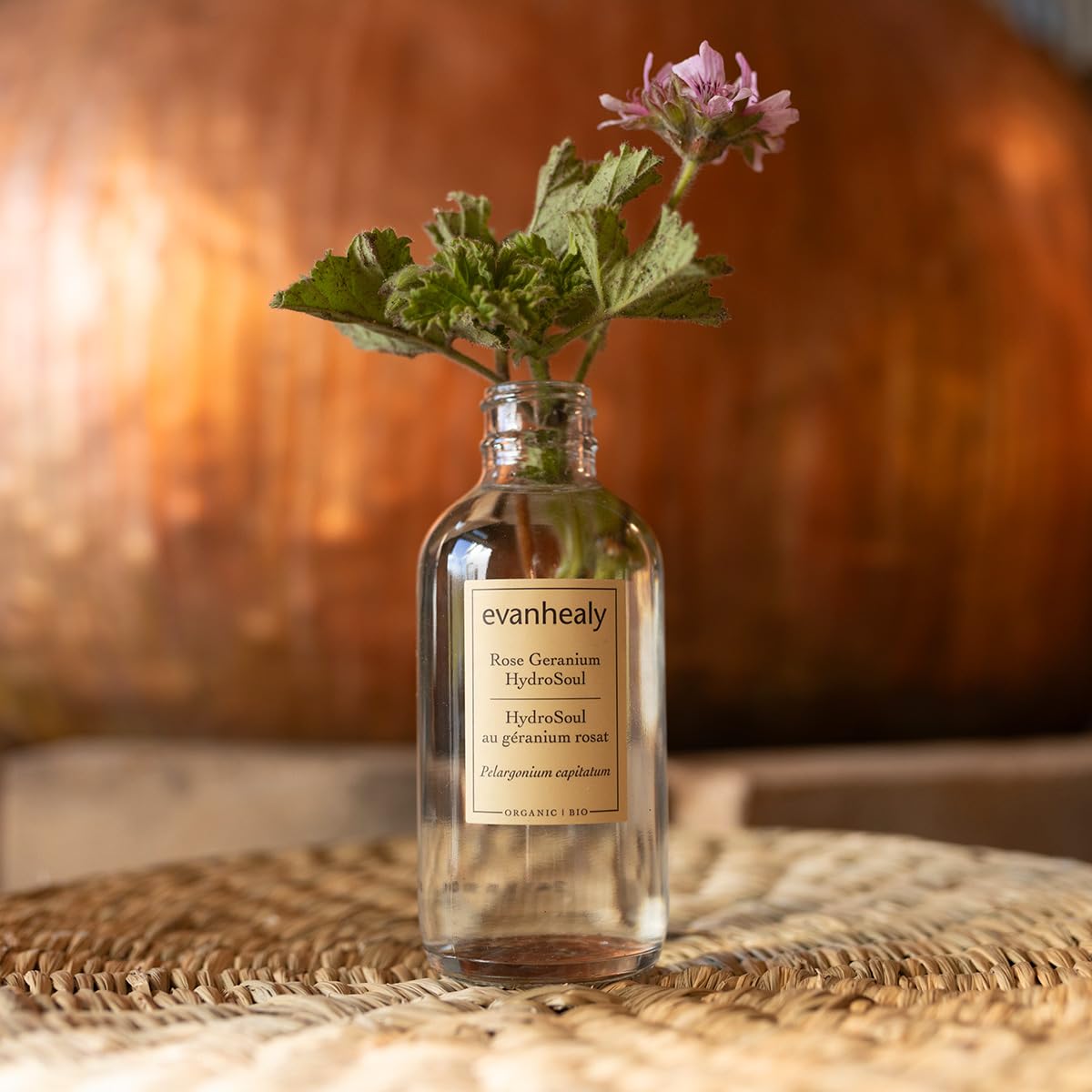 Evanhealy hydrosol spritz bottle ready for easy mist application