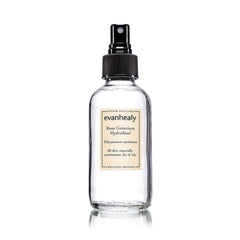 Evanhealy Rose Geranium Hydrosol bottle for gentle skin balance and toning