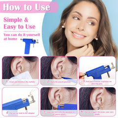 Evatage round mirror and maker pen aid precise alignment for best results.