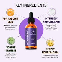 Eve Hansen Hyaluronic Serum applied to cheek for smooth texture
