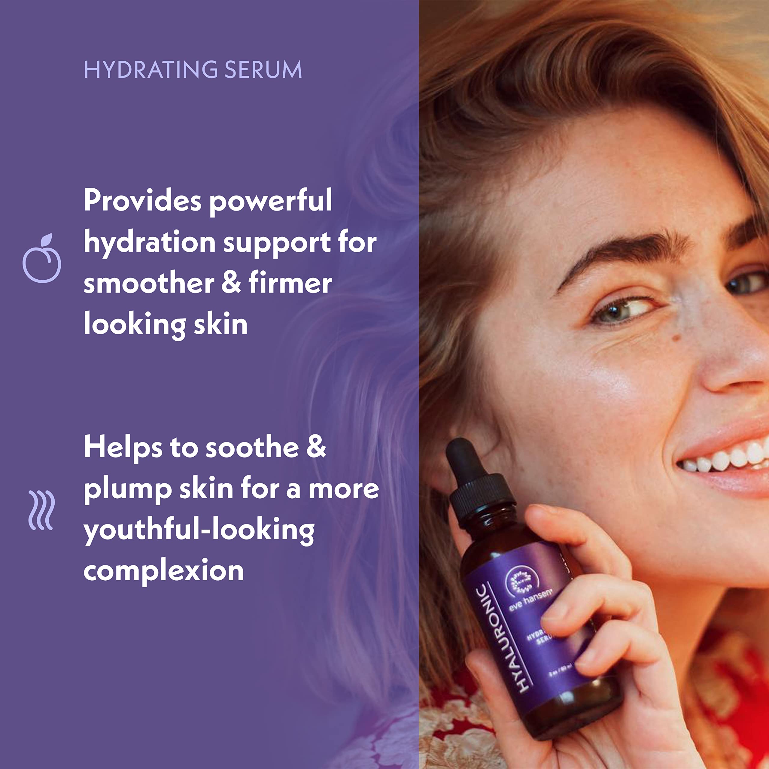 Eve Hansen cruelty-free and paraben-free skincare set label.