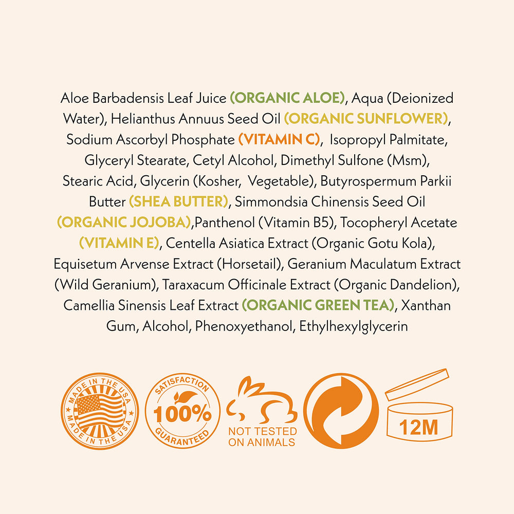 Eve Hansen Vitamin C Face Moisturizer with Vitamin B boosts moisture retention