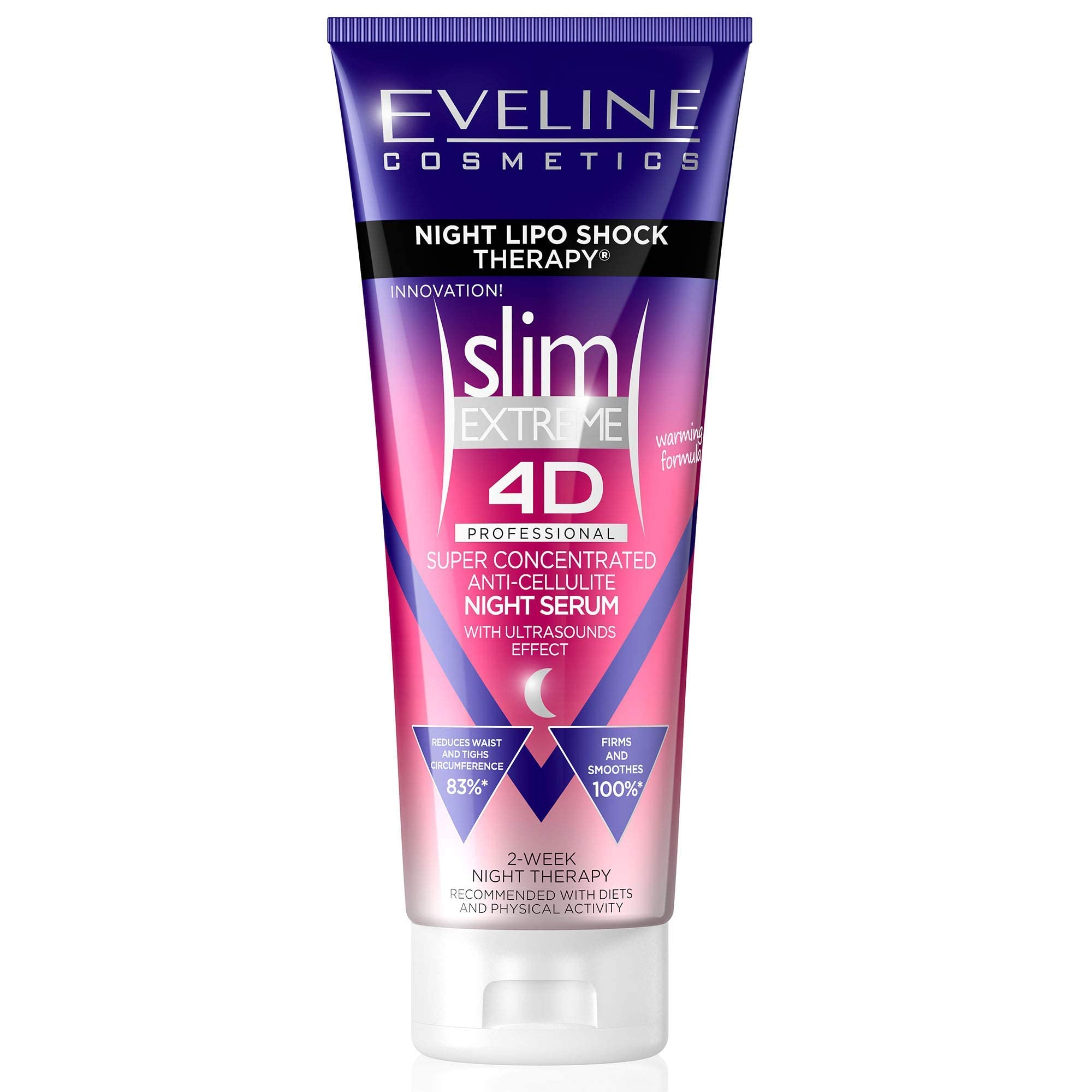 EVELINE Slim Extreme 4D, bote nocturno para modelado corporal y cuidado anti-cellulite