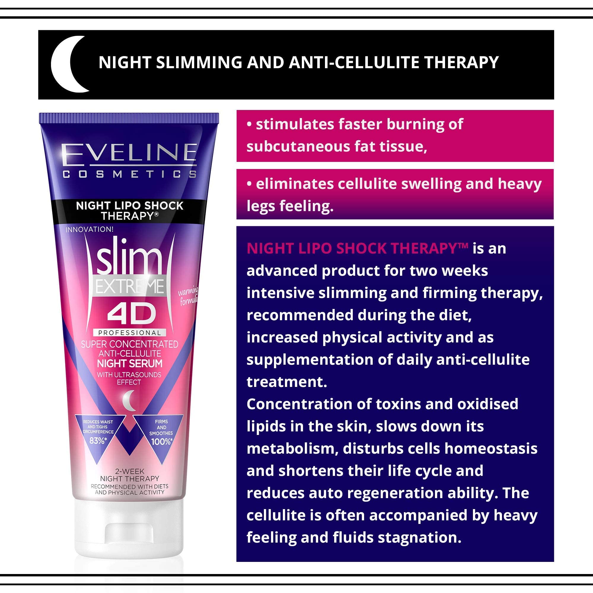 Serum Slim Extreme 4D con textura sedosa para cuidado corporal