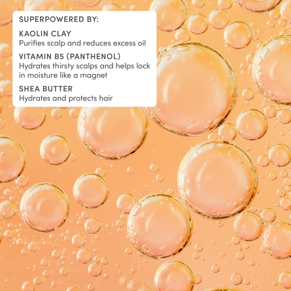 Evereden After Swim Kids Shampoo rich lather showing frizz control and shine