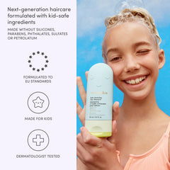 Evereden After Swim Kids Shampoo plant protein peptides and argan oil for strength