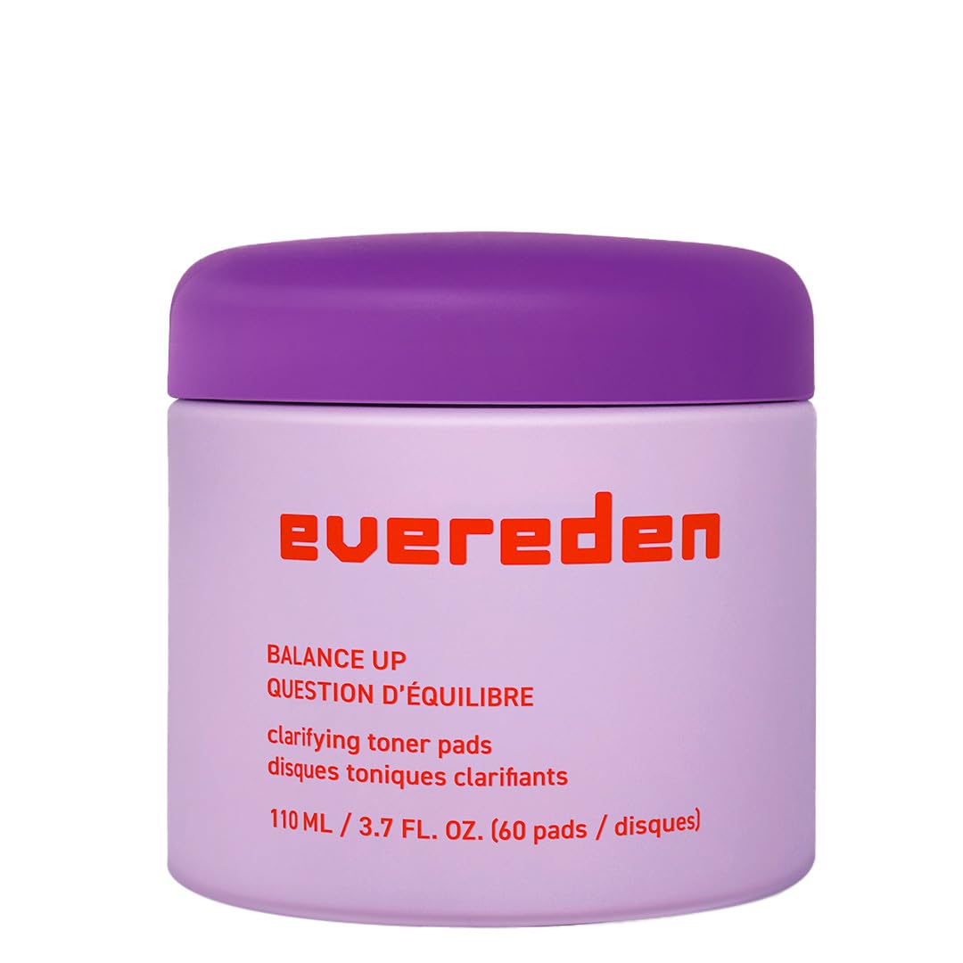 Evereden Balance Up toner pad packaging shows teen-friendly design for quick daily cleansing.