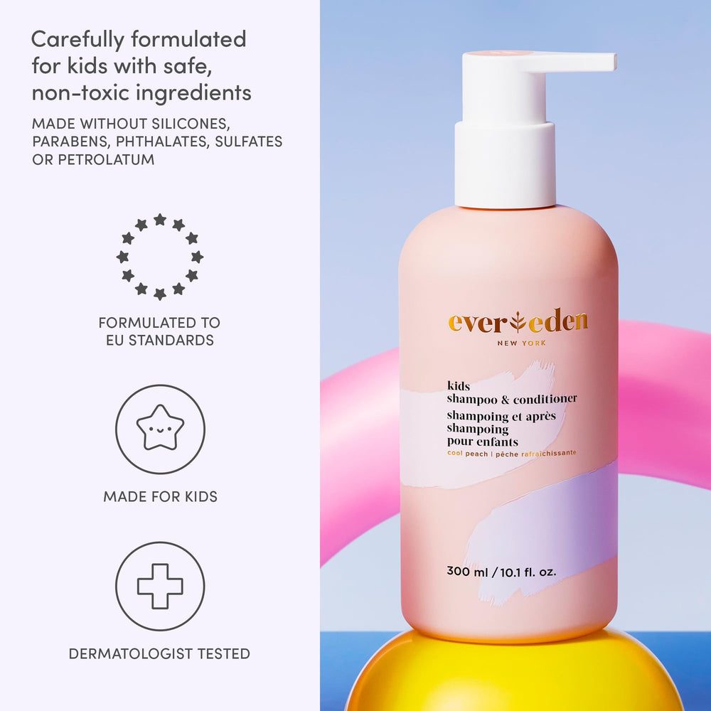 Evereden Cool Peach fragrance close-up highlights pleasant bath-time scent