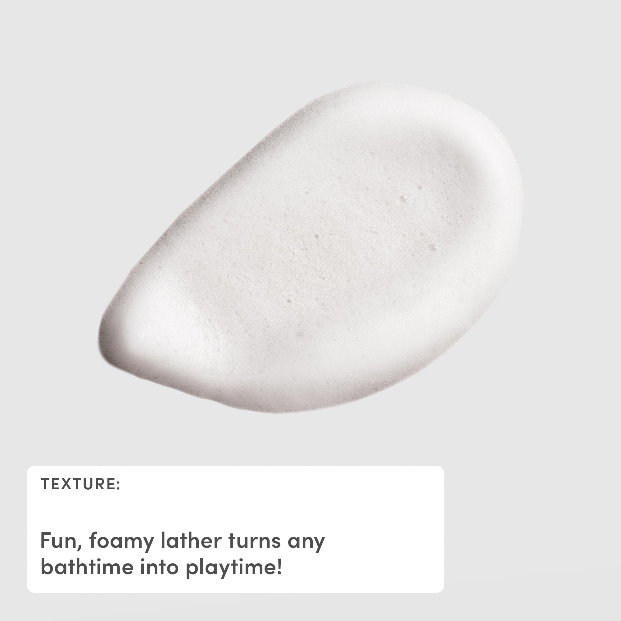 Evereden Cool Peach scent closeup showcases kid-friendly fragrance for bath time.