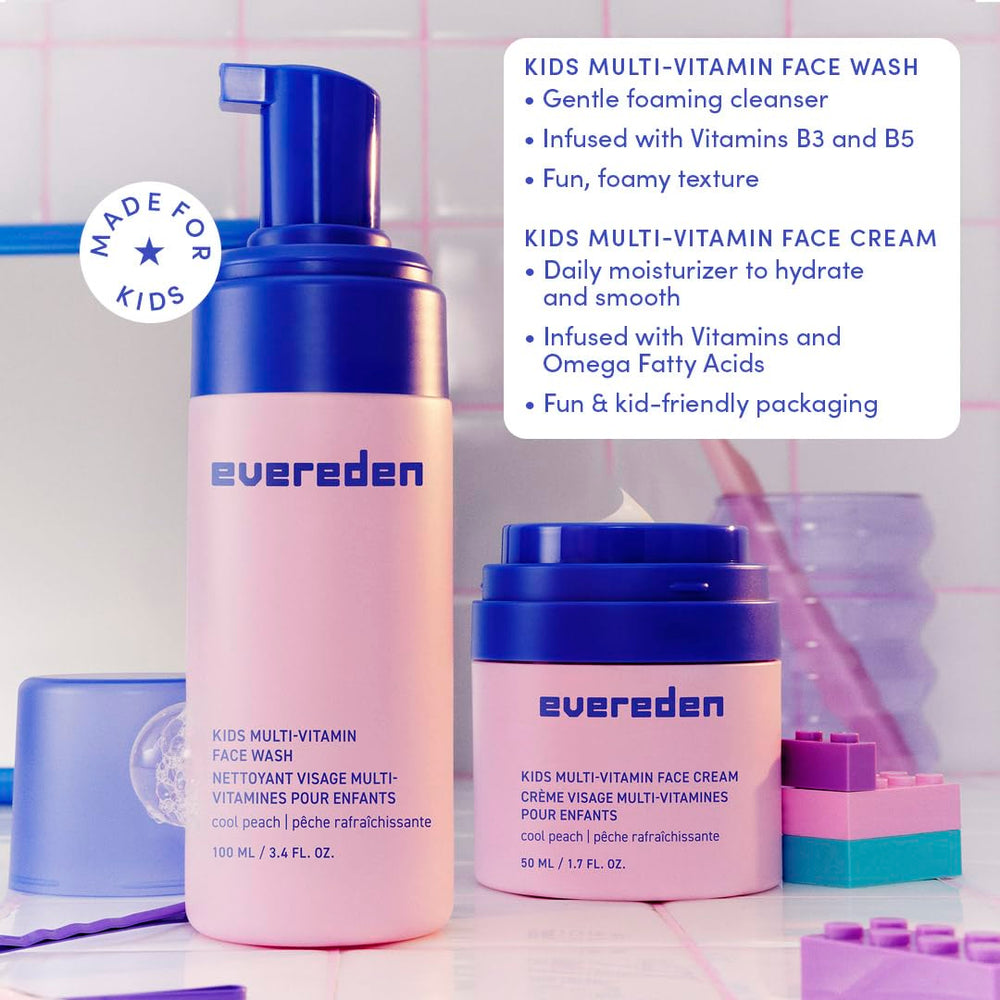 Evereden face wash close-up lather showing gentle cleansing action.