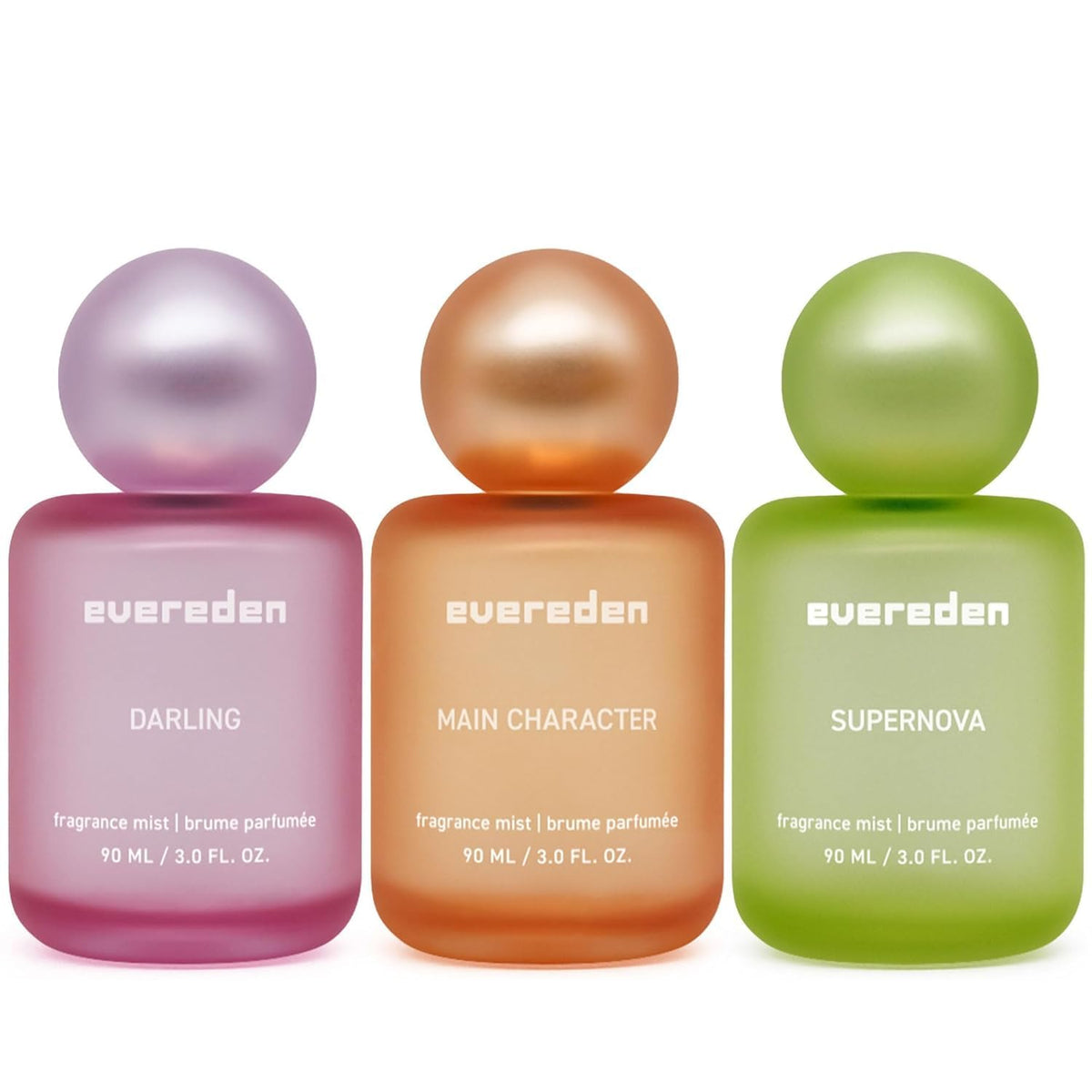 Evereden fragrance hair and body mist main character bottle ideal for daily self-expression
