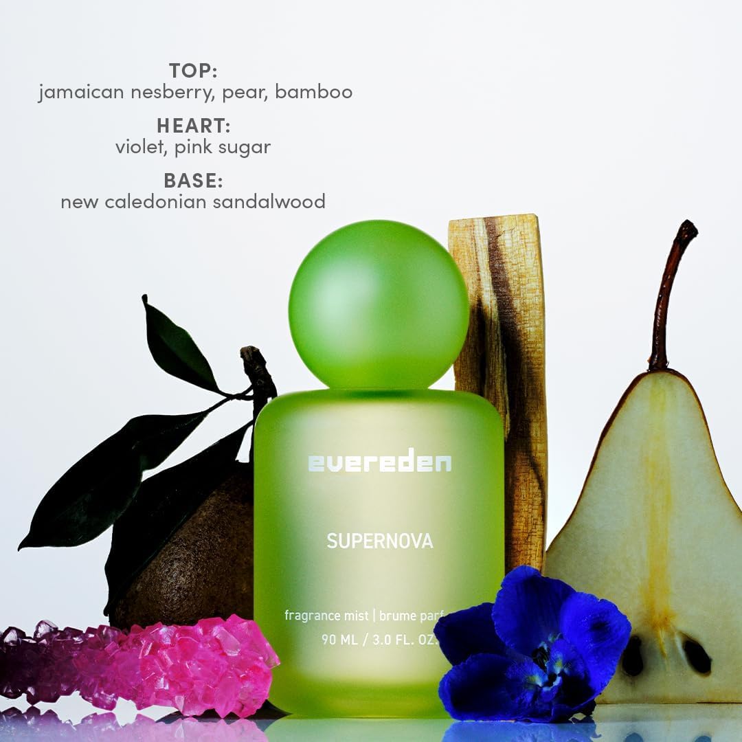 Evereden vanilla coconut note bottle showcases gourmand sweetness for easy layering