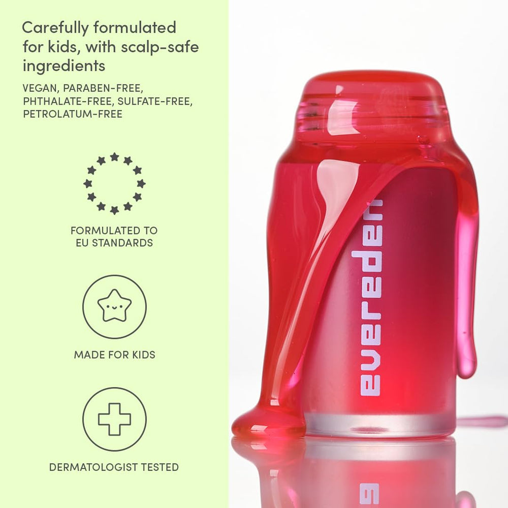 Evereden gloss glitter heart keychain illustrates playful design that travels with kids during pretend play.