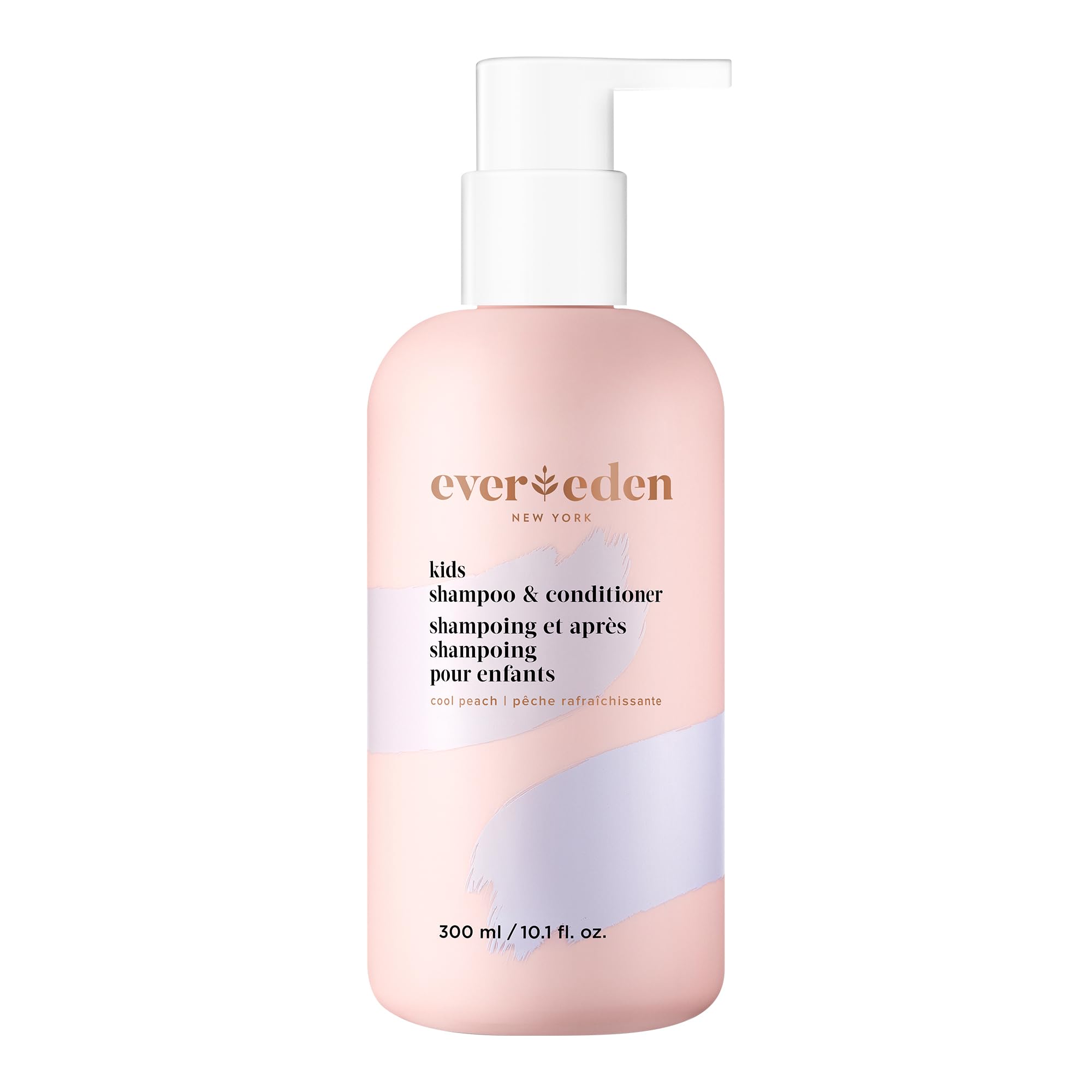 Evereden Kids 2-in-1 bottle close-up showing gentle cleansing for kids