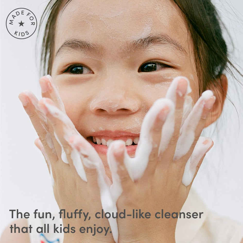 Evereden Kids Cloud Face Wash dermatologist-tested for sensitive skin reassurance.