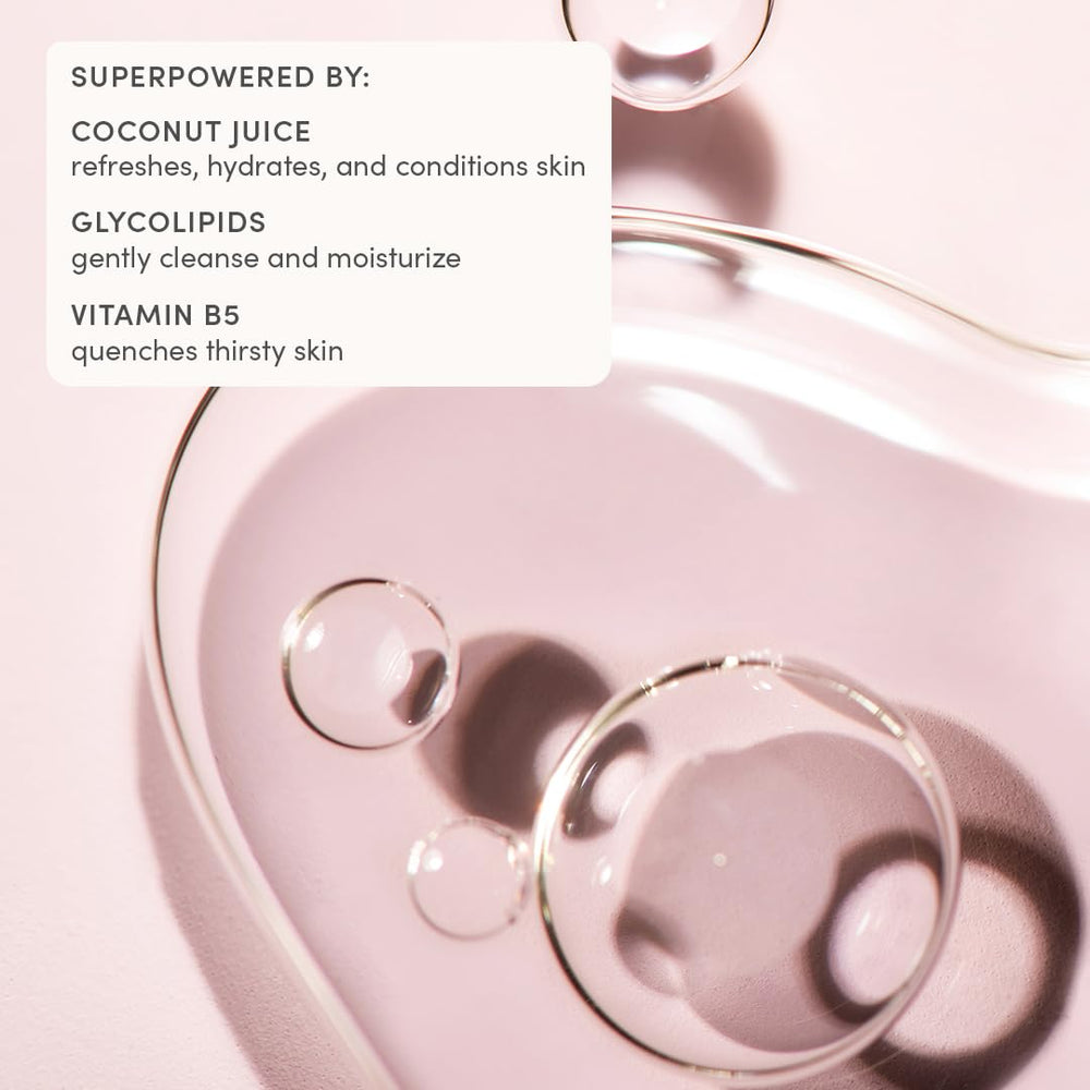 Dermatologist-tested label on Evereden Kids Cloud Face Wash packaging.