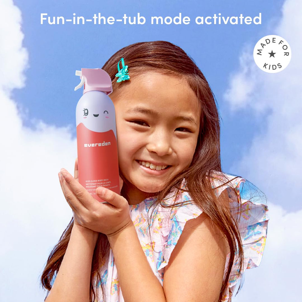 Evereden Kids Cloud kid-friendly bottle design supports easy dispensing.