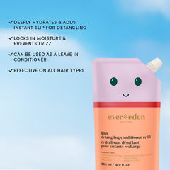 Evereden conditioner leave-in glide for silky, manageable hair.