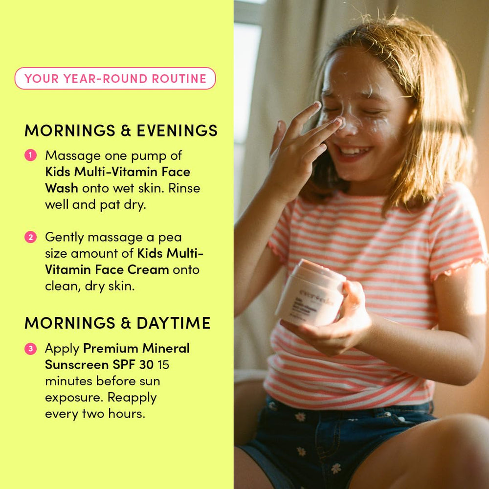 Evereden Kids Dermatologist-developed formulas ensure gentle care for sensitive skin types.