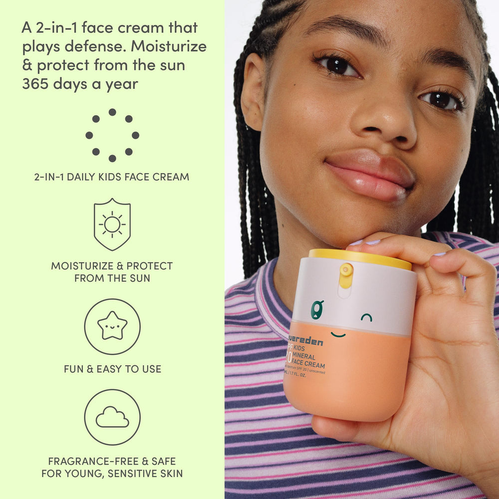 Evereden Kids Face Cream suitable for sensitive skin in everyday family skincare routines.