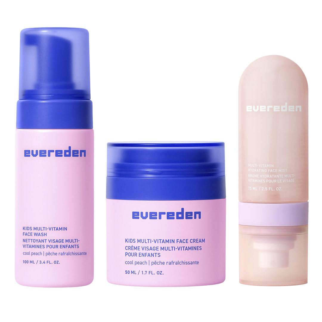 Evereden Kids Face Wash close-up showing gentle cleansing for delicate skin.