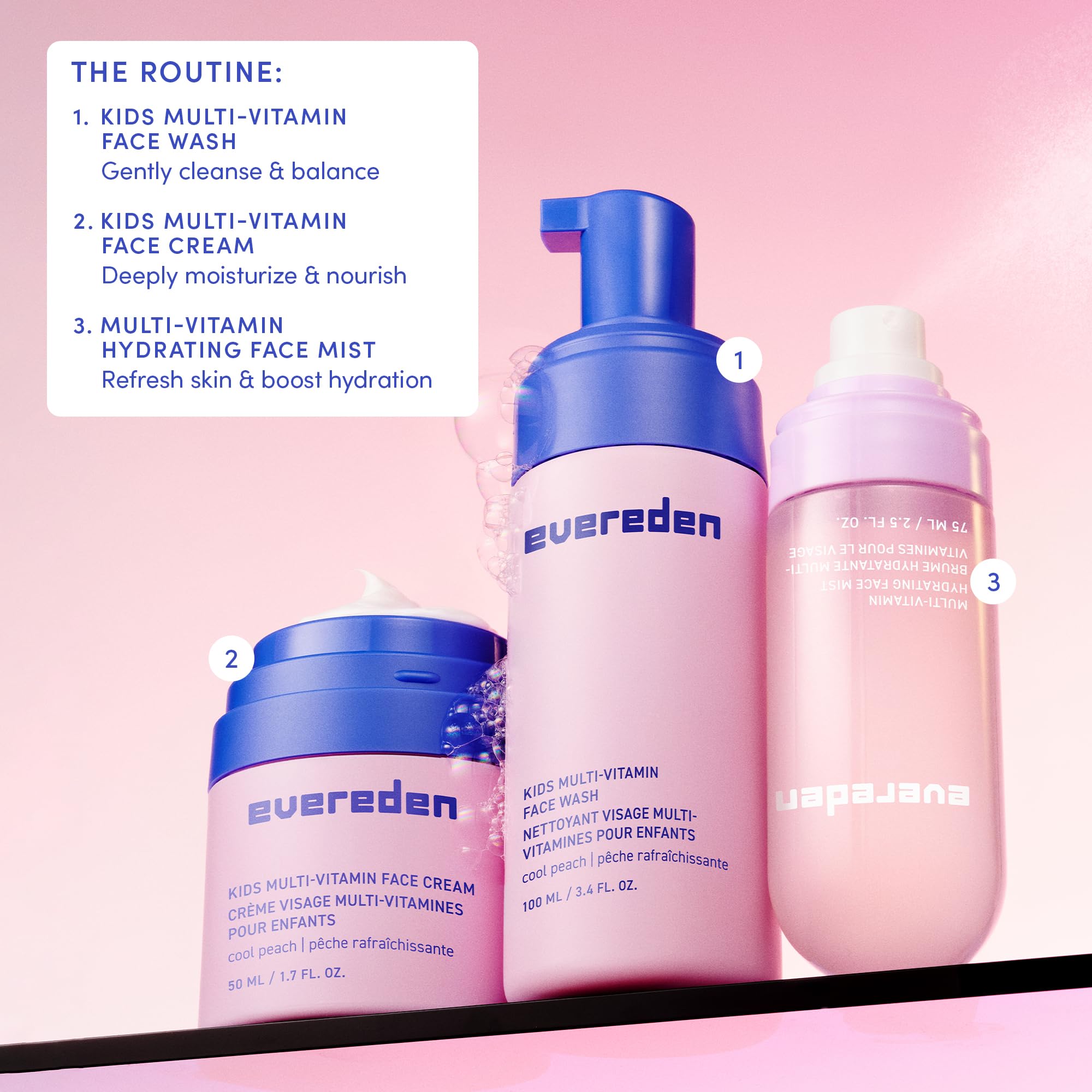 Evereden Kids Face Wash Melon Juice daily-use fragrance keeps routines pleasant.