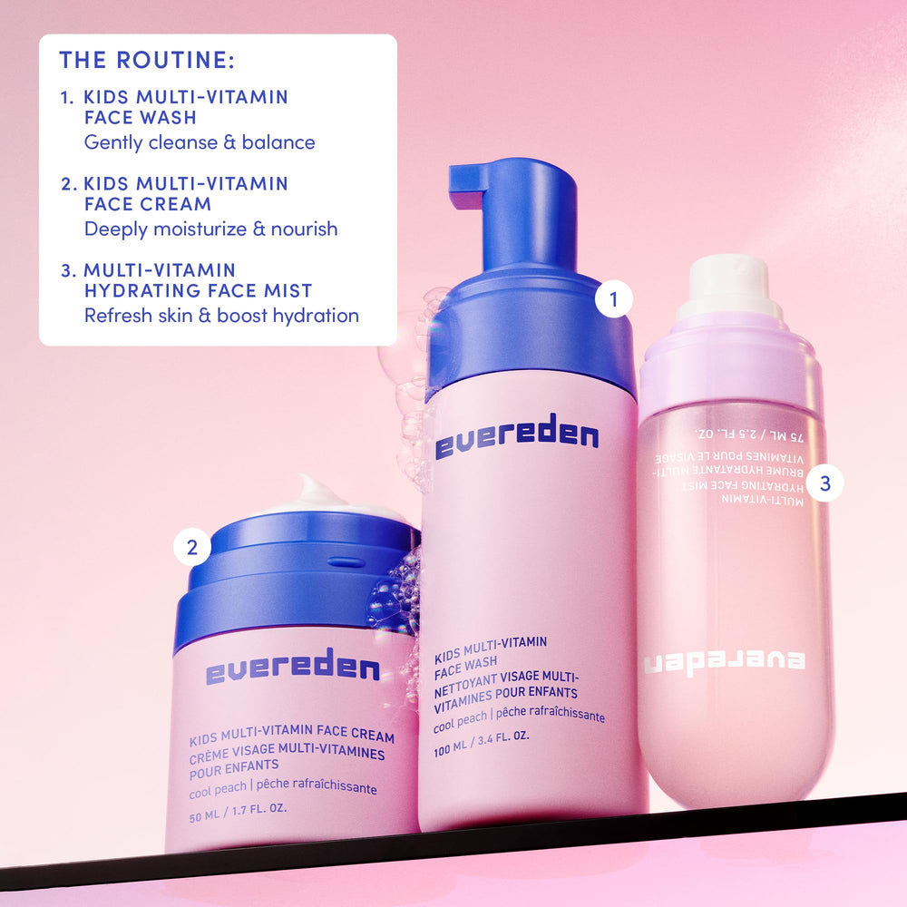 Evereden Kids Face Wash Melon Juice daily-use fragrance keeps routines pleasant.