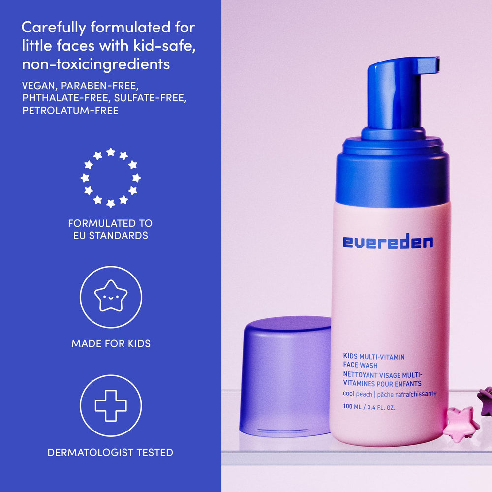Evereden Kids Face Wash Melon Juice fragrance notes evoke a light fruity scent.
