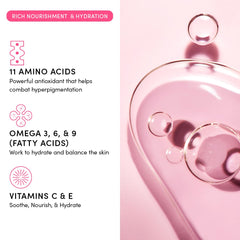 Evereden sunflower oil component highlights nourishing base for sensitive skin.