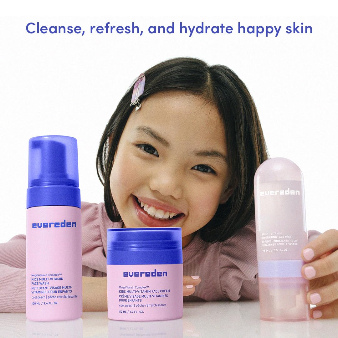 Evereden On-the-go hydration mist ready for school-day refreshment in a backpack.