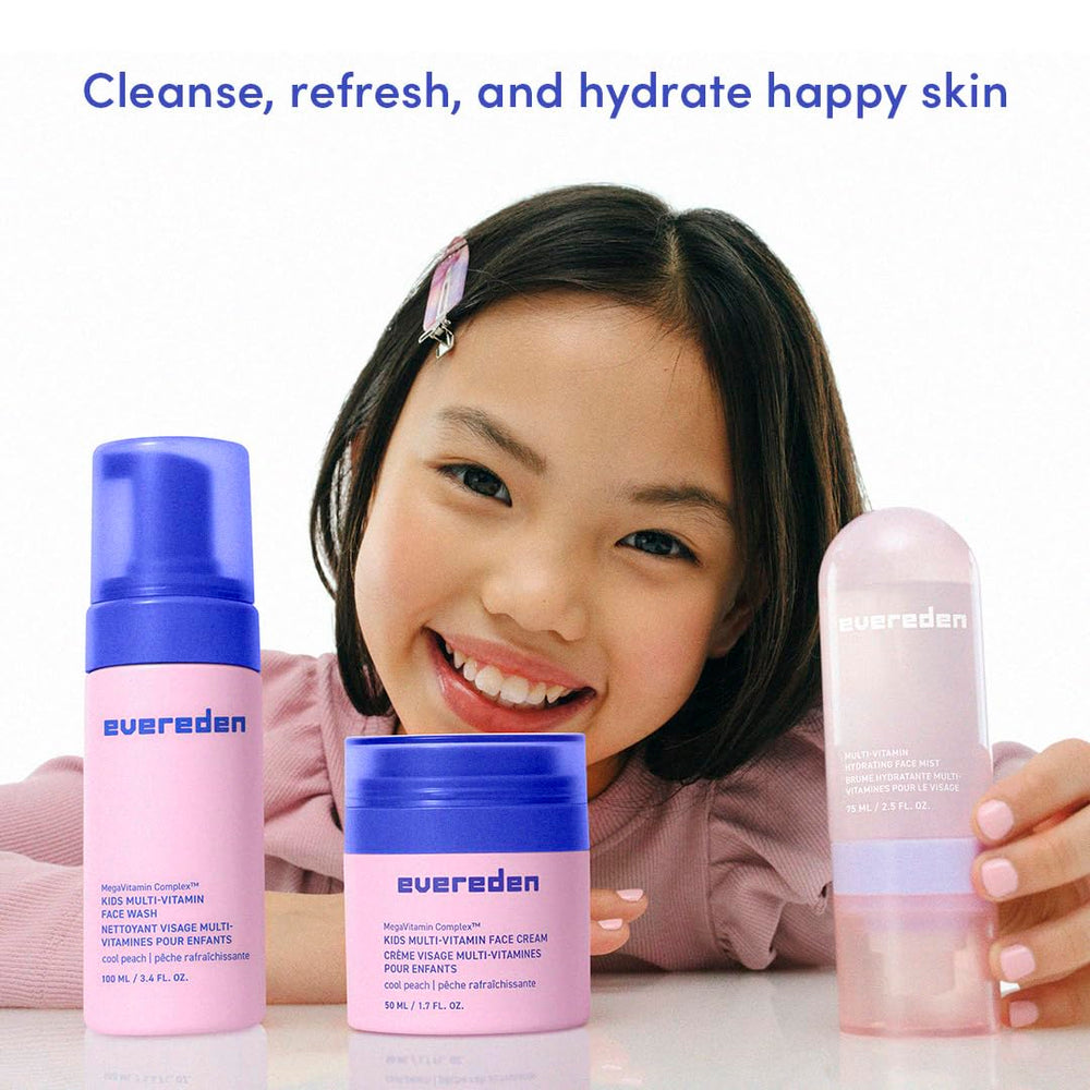 Evereden On-the-go hydration mist ready for school-day refreshment in a backpack.