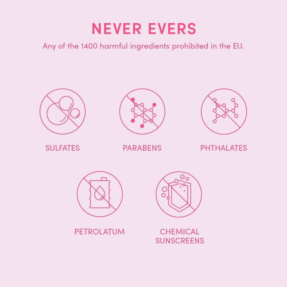 Evereden Kids set ingredients label highlights clean vegan formula.
