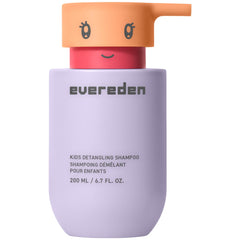 Evereden Kids Shampoo bottle pour shows gentle cleansing for daily detangling.