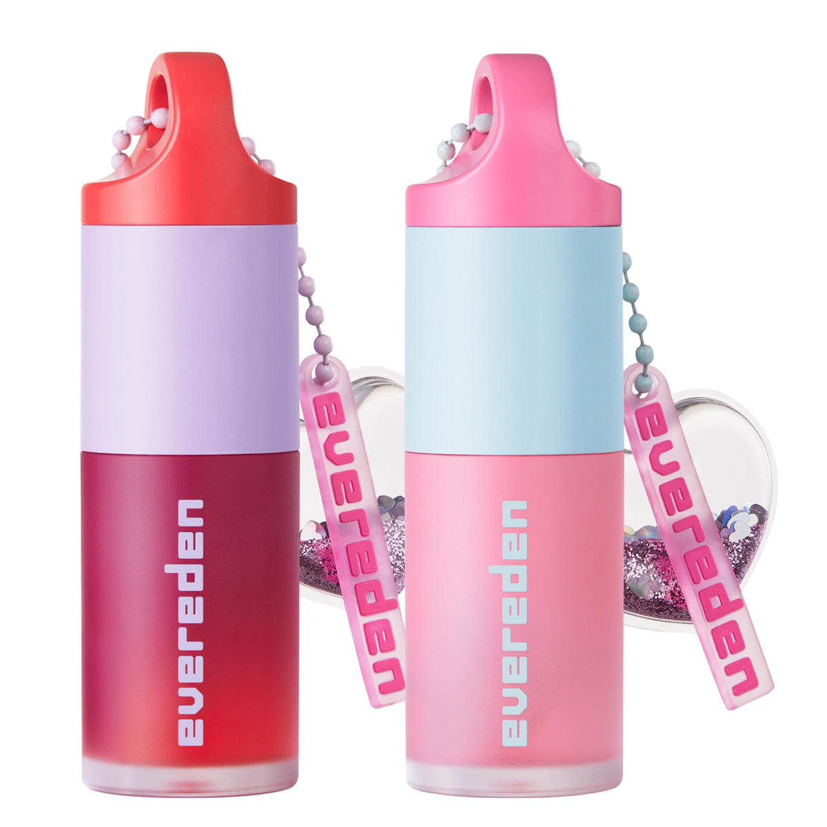 Evereden kids tinted lip oils ruby red bottle showcases hydrating formula for soft lips.
