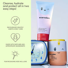 Evereden Mineral Face Cream SPF20 swatch demonstrates lightweight daily protection