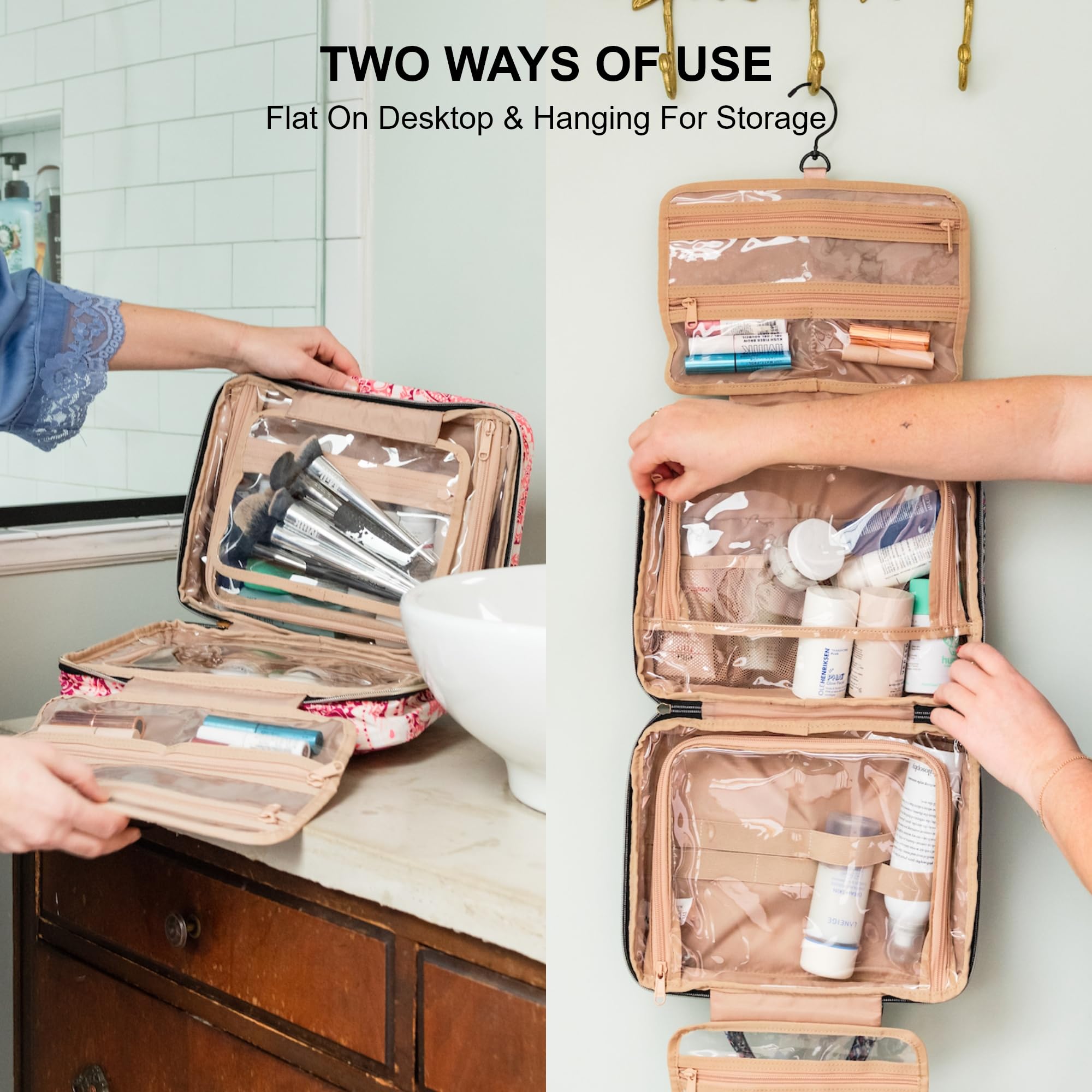 Everfun travel bag with water-resistant exterior shields contents