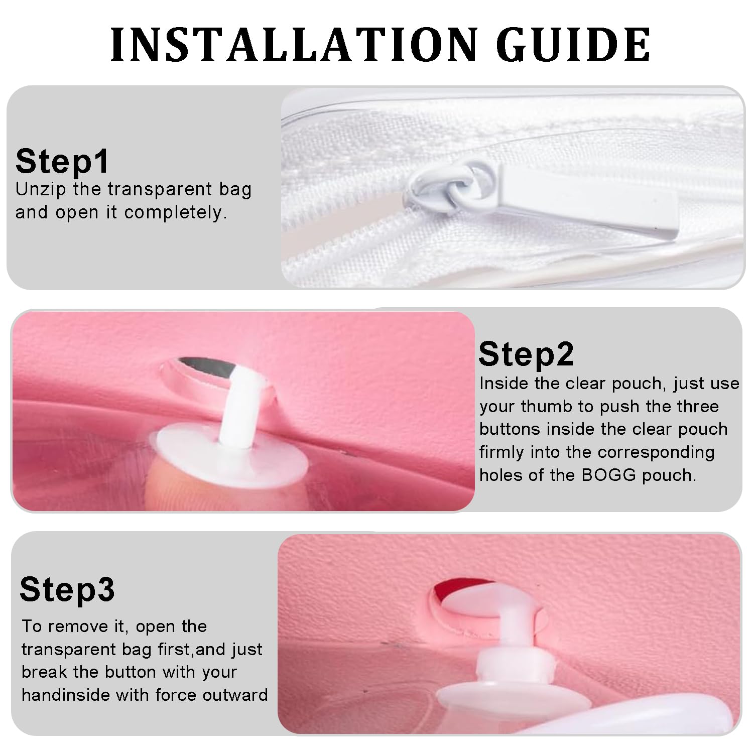 Everfunny Bogg divisor de almacenamiento, interior ordenado y compacto