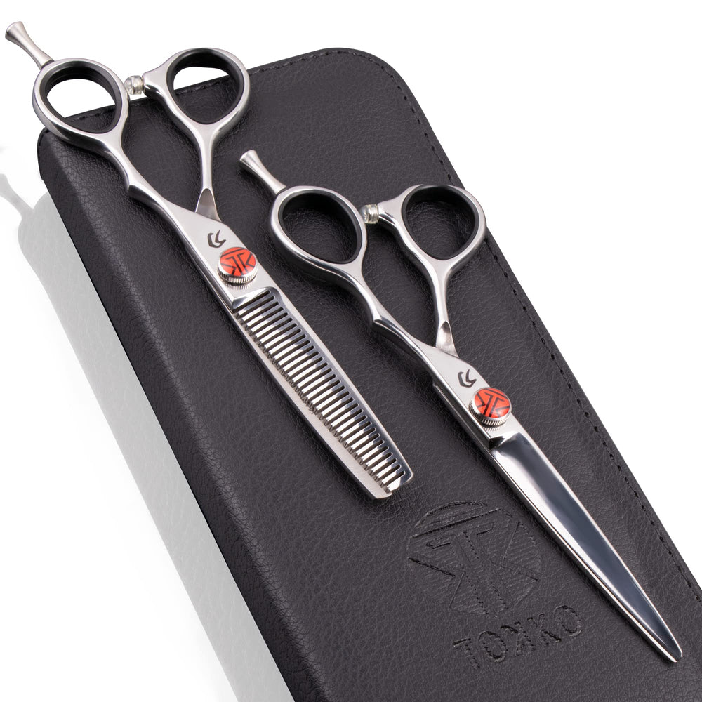 Everlong Katana Classic 6-5 regular scissors blade closeup for precise cutting