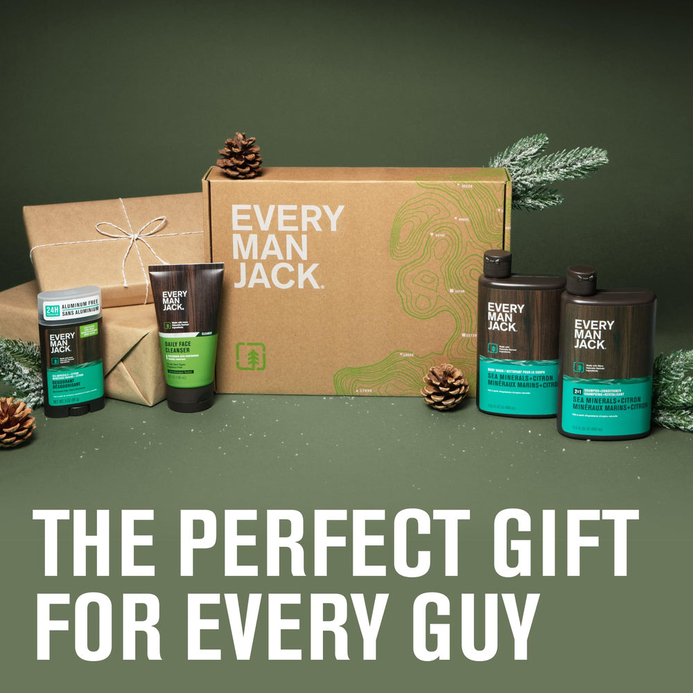 Every Man Jack 2-in-1 Shampoo Conditioner bottle for streamlined grooming