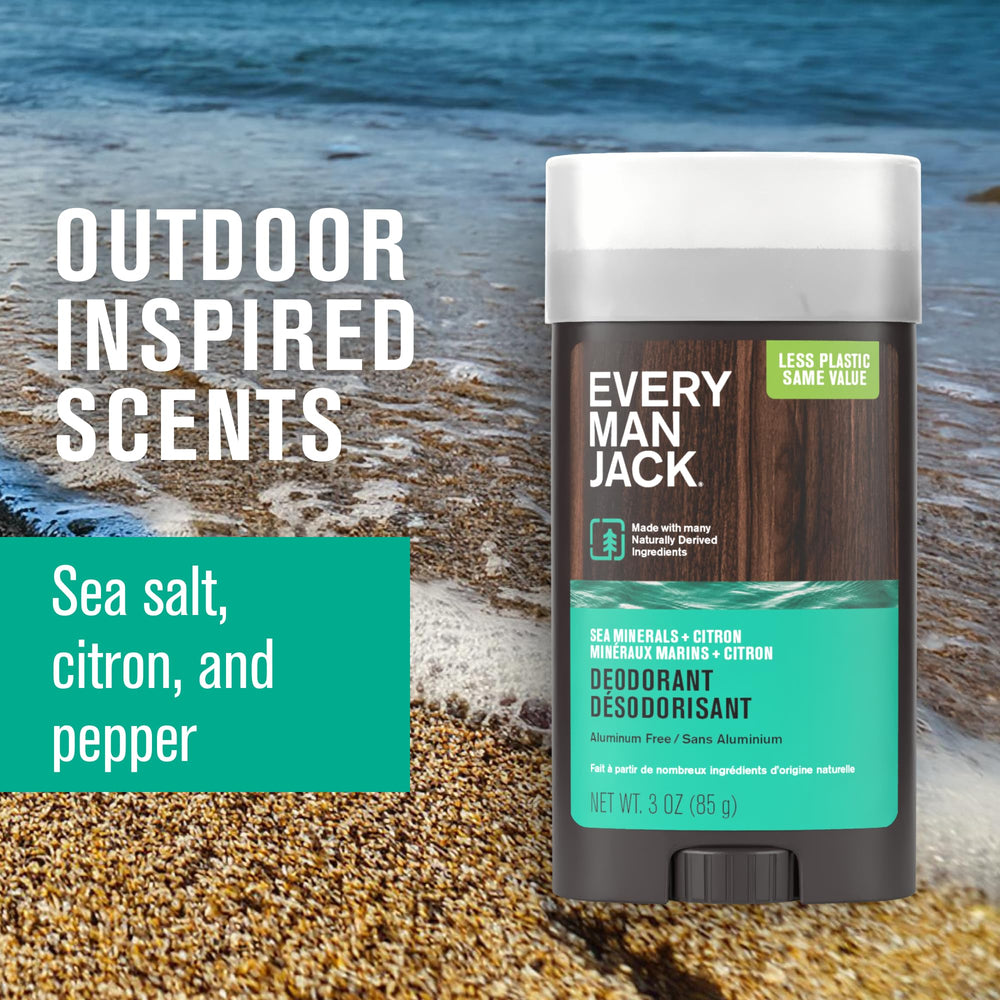 Every Man Jack 2-pack deodorant box highlights value and convenience