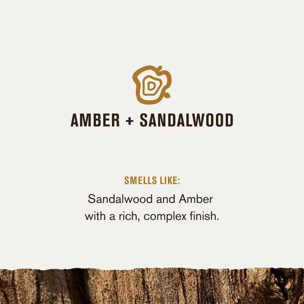 Every Man Jack Amber + Sandalwood daily cleanse scene for refreshed skin.