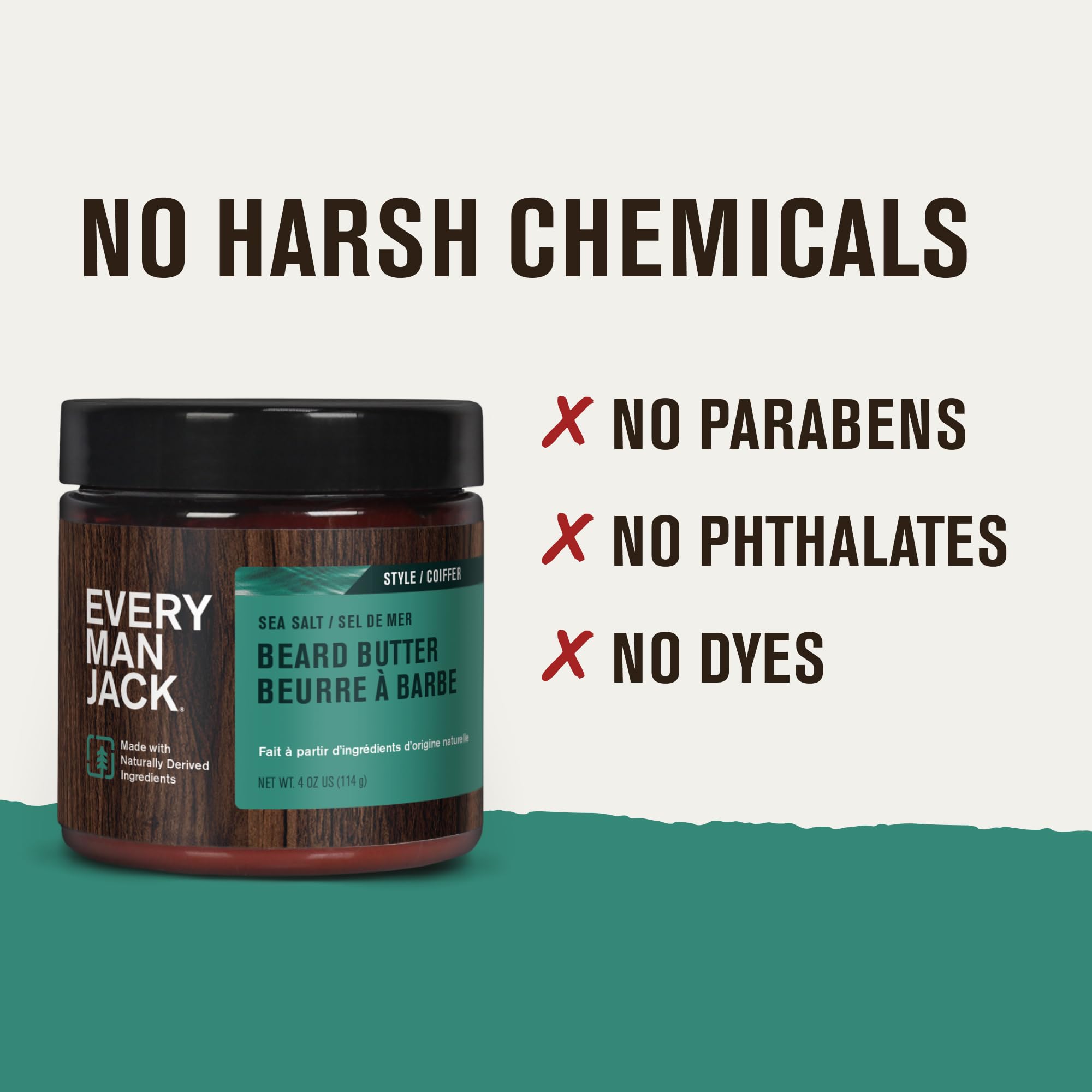 Every Man Jack beard butter wheat-proteins highlight conditioning support