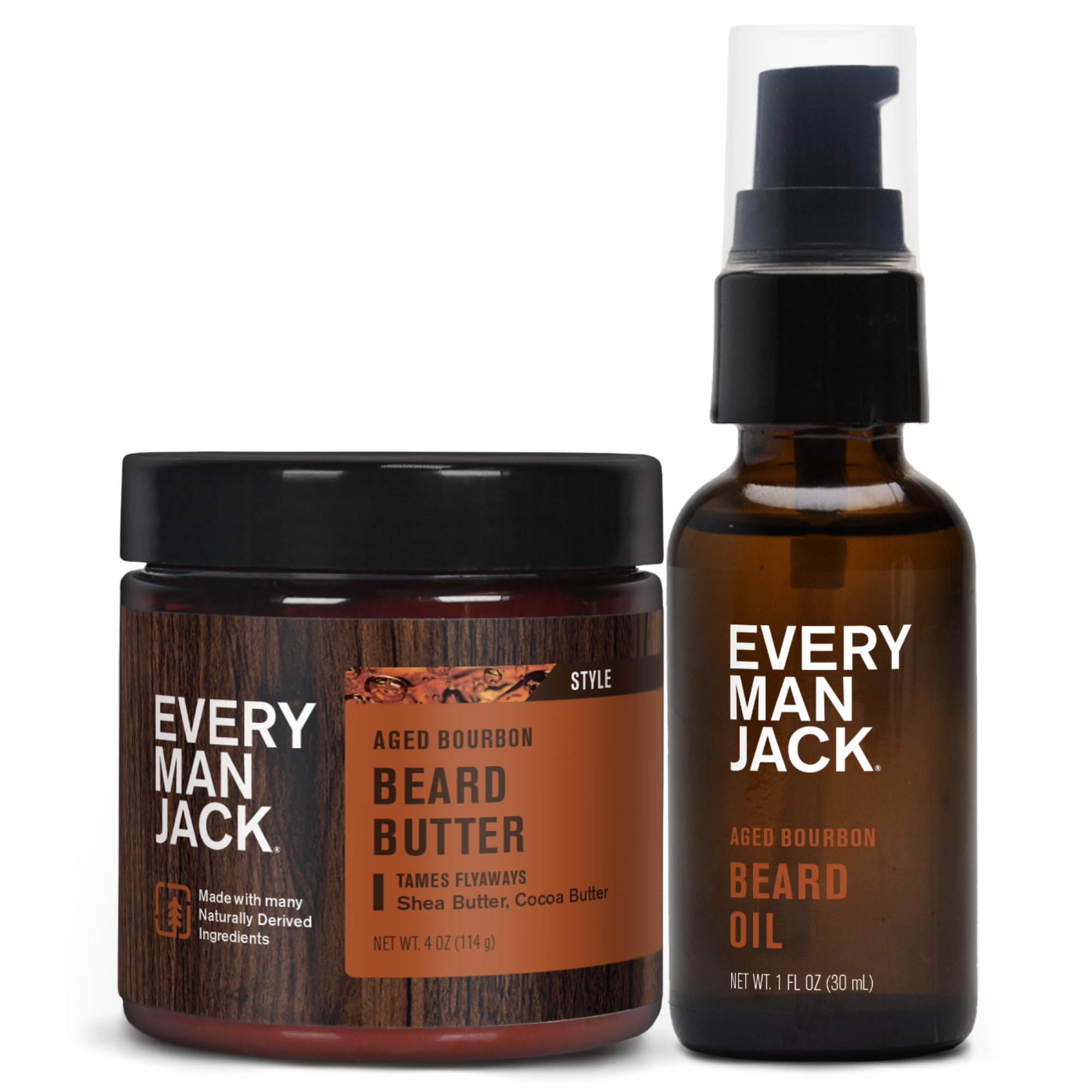 Every Man Jack beard oil bottle pour nourishes dry beards with lightweight hydration.