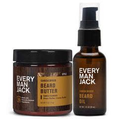 Every Man Jack beard oil bottle delivers hydration and natural shine.