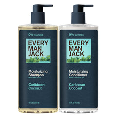 Every Man Jack Caribbean Coconut shampoo bottle—refreshing, plant-powered cleansing for daily use.